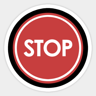 Stop Sign Sticker